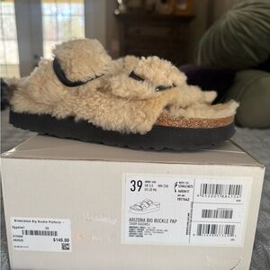 Birkenstock Arizona Big Buckle Slippers - Tan